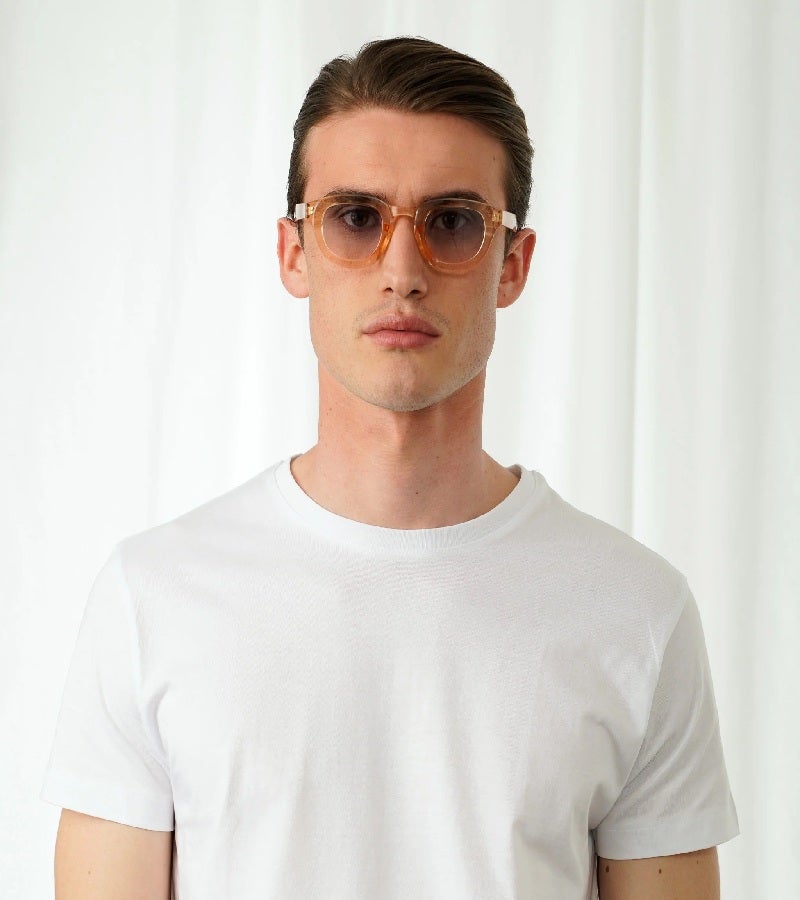 Explicit Poets Unisex ROBIN Champagne - Gradient Blue to Pink Stylish Sunglasses, 5EP6 - Image 3