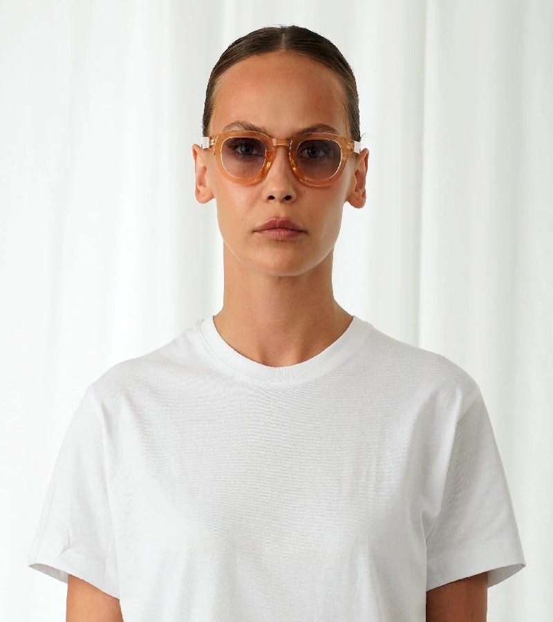 Explicit Poets Unisex ROBIN Champagne - Gradient Blue to Pink Stylish Sunglasses, 5EP6 - Image 4