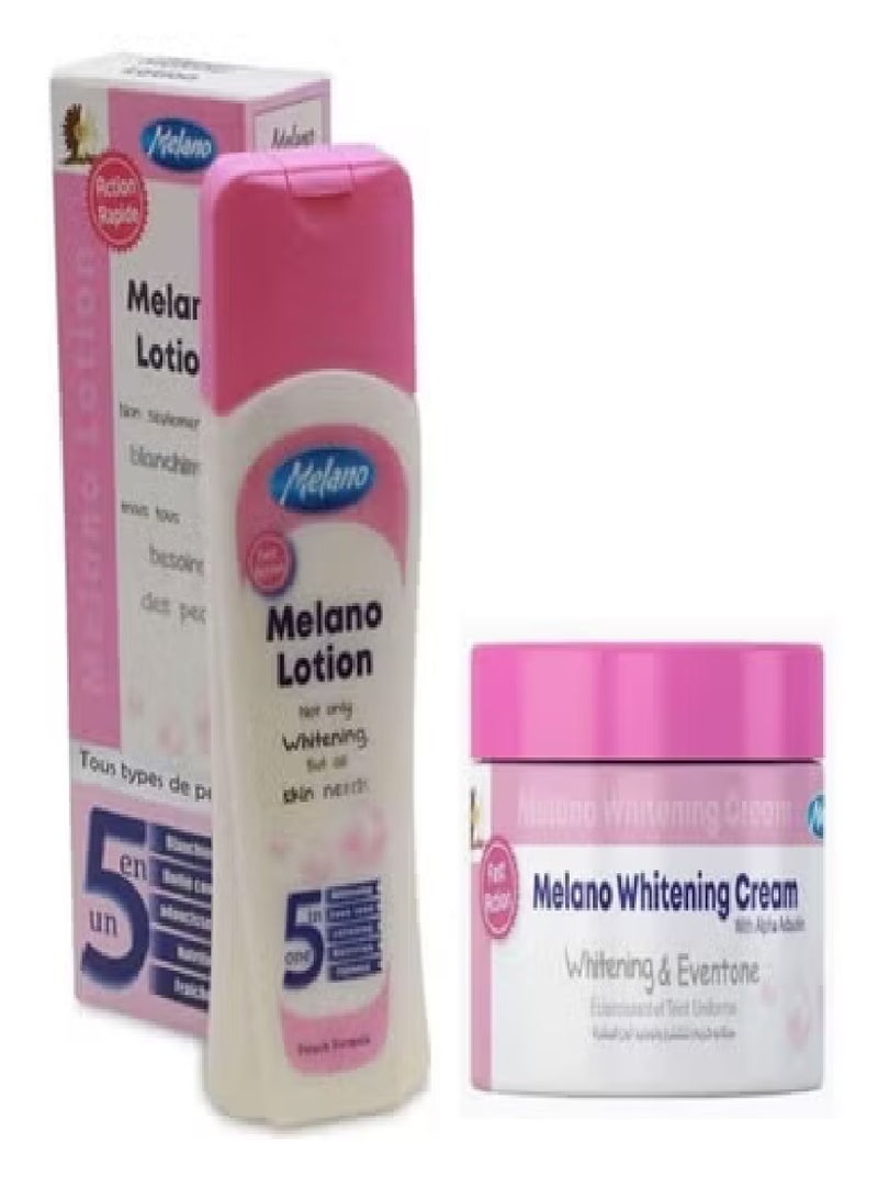 Melano Pharma Melano Lotion with Whitening Cream 300 ml+50gm