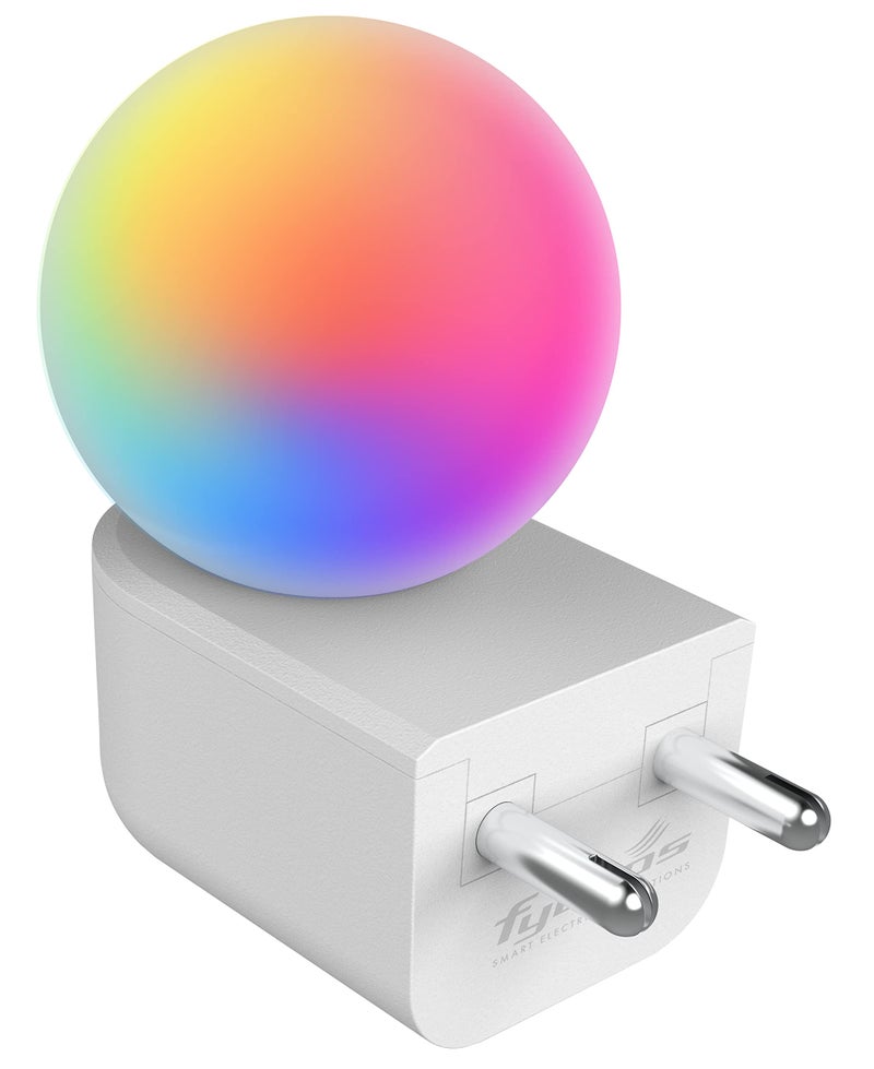 FYBROS Bloom 0.5Watt LED Bulb for Night Multicolor Bulb, Bedroom Lights for Night in Multicolor, LED Night Lamp for Bedroom, LED Bulbs for Home, Play and Plug Decorative Lamps for Bedroom - Image 1