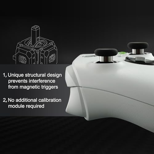 AKNES GuliKit TMR Electromagnetic Joysticks Replacement for DualShock PS4 Controller, Thumbstick Grips for PlayStation 4 Controller, Thumbstick Caps Included - Image 4