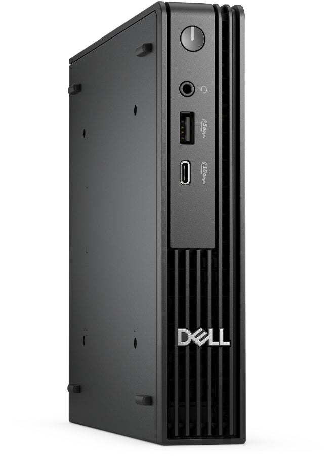 ديل Pro Micro PC With Intel Core Ultra 5-235T Processor/16GB RAM DDR5/512GB SSD/Intel Graphics/DOS(Without Windows)/ English/Arabic Black - Image 1
