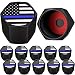 SAMIKIVA American Flag Tire Valve Stem Caps USA with O Rubber Ring Universal Stem Covers for Cars SUVs Bike Bicycle Trucks Motorcycles Airtight Heavy Duty 12 Pack Black Blue USA 12 Pack - Image 2