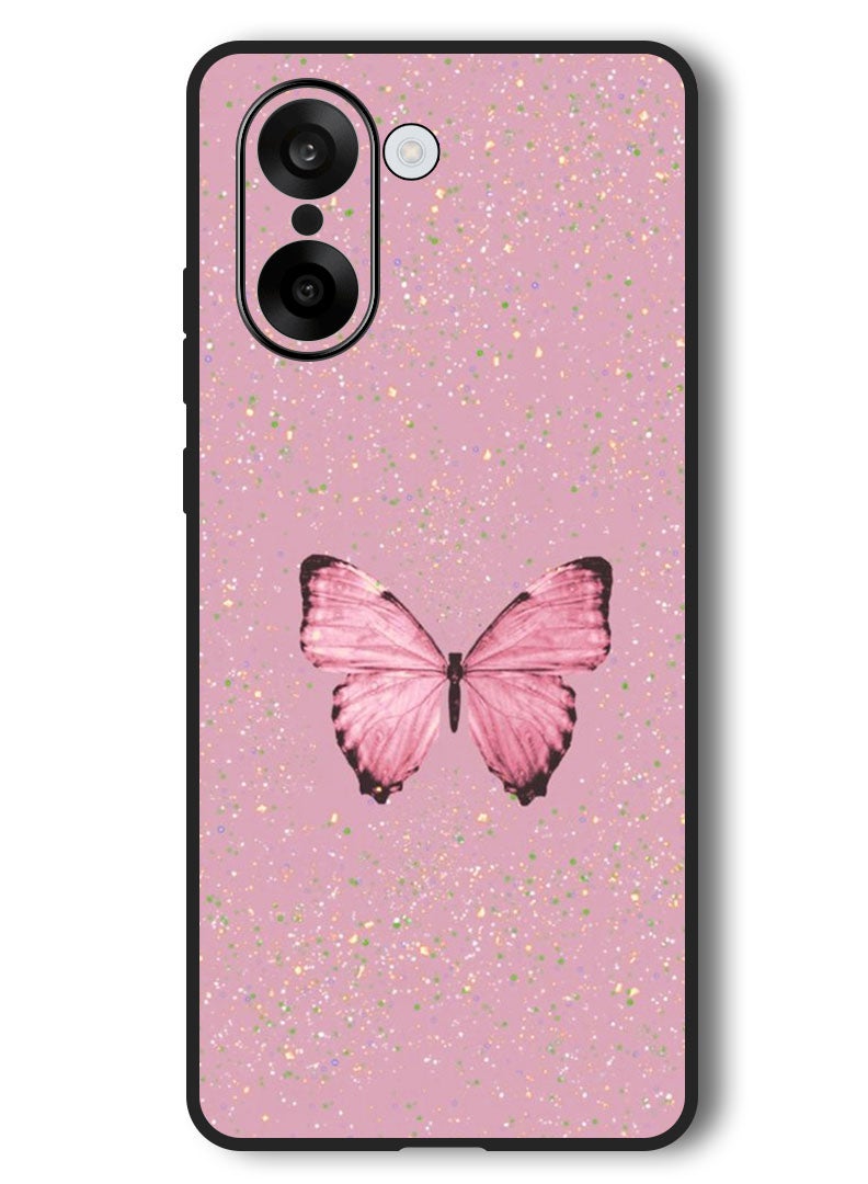 Theodor Case Compatible with OnePlus Nord CE 5 6.77 Inch Protection Shockproof Bumper Cover Glitter Butter 1 - Image 1
