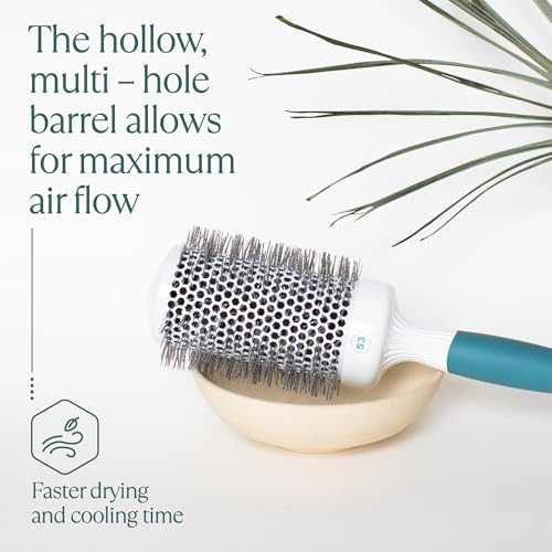 Osensia Professional Round Brush for Blow Drying - Large Ceramic Ion Thermal Barrel Brush for Sleek, Precise Heat Styling and Maximum Volume - Lightweight Hair Brush for Smooth, Manageable Hair (2 Inch) (Not Electrical) - Image 5
