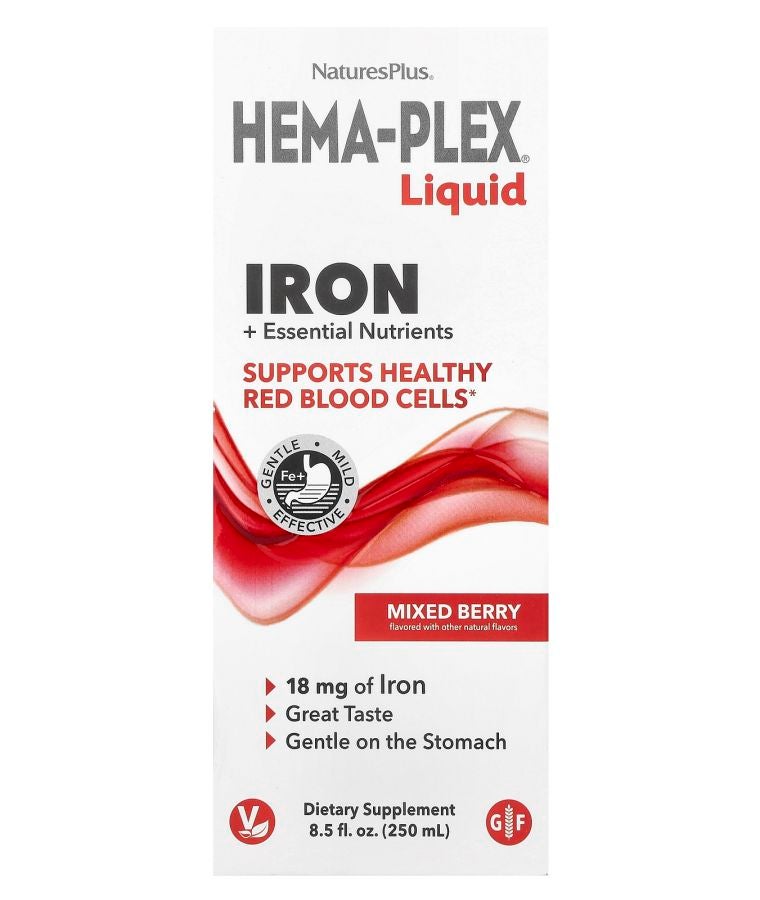 Hema-Plex® Liquid Iron + Essential Nutrients Mixed Berry 8.5 fl oz (250 ml)