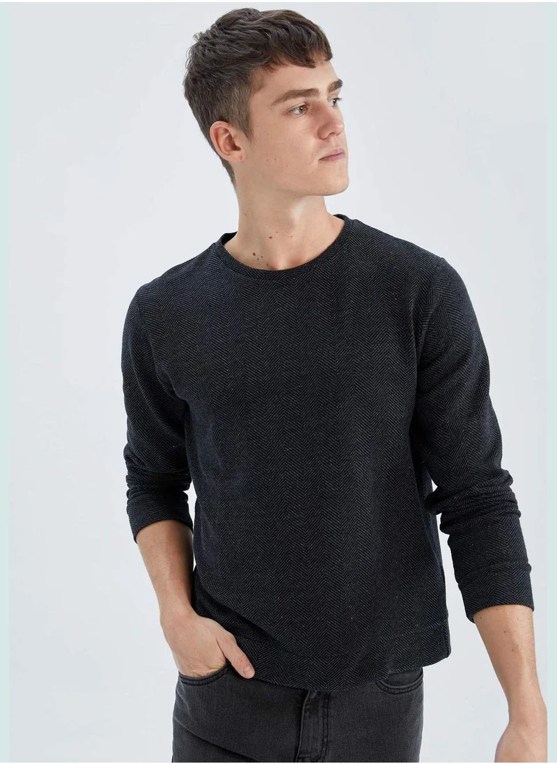 DeFacto Man Knitted Sweatshirt