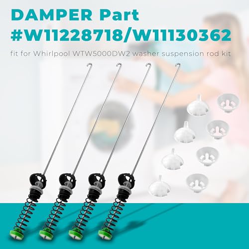 prime&swift W11130362 Suspension Rod fit for Maytag MVWX655DW1 MVWC565FW1 MVWC565FW2 MVWC565FW fit for Whirlpool WTW5000DW1 WTW5000DW2 WTW5000DW3 WTW5000DW 11022352510 W10594080 W10748956 W10780040 prime&swift - Image 2