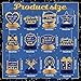 Moinchore 12 Pcs Thank You Decorations Honeycomb Centerpiece Employee Appreciation Decor We Appreciate You Table Decorations Thank Table Topper for Doctor Employee Party SuppliesGold and Blue - Image 4