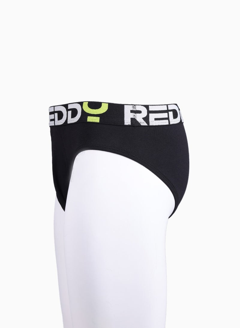 فريدي بريف رياضي عصري - أسود | ملابس داخلية رجالية قطنية كلاسيكية - Image 2