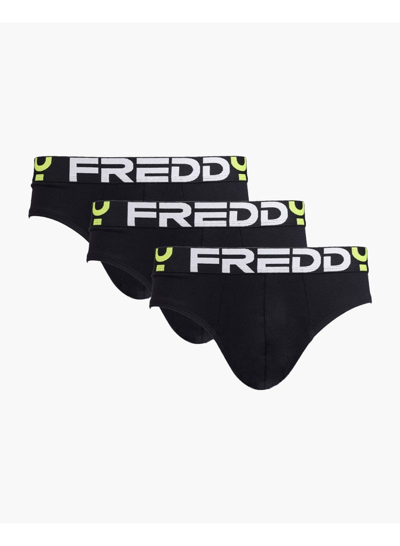 FREDDY Men’s Underwear Briefs 3-Pack Black | Comfortable Men’s UnderwearEveryday Fit Briefs for Men - Image 4