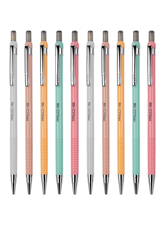 Linc 0.7mm Mech7 Mechanical Pencil, Multicolor Body (Pack of 10) - Image 2
