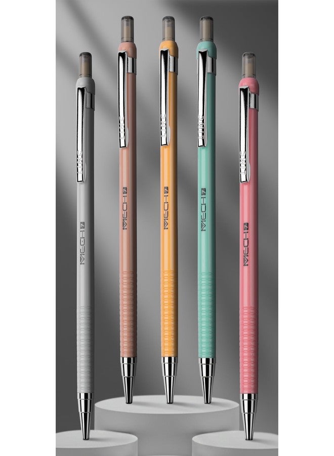Linc 0.7mm Mech7 Mechanical Pencil, Multicolor Body (Pack of 10) - Image 4