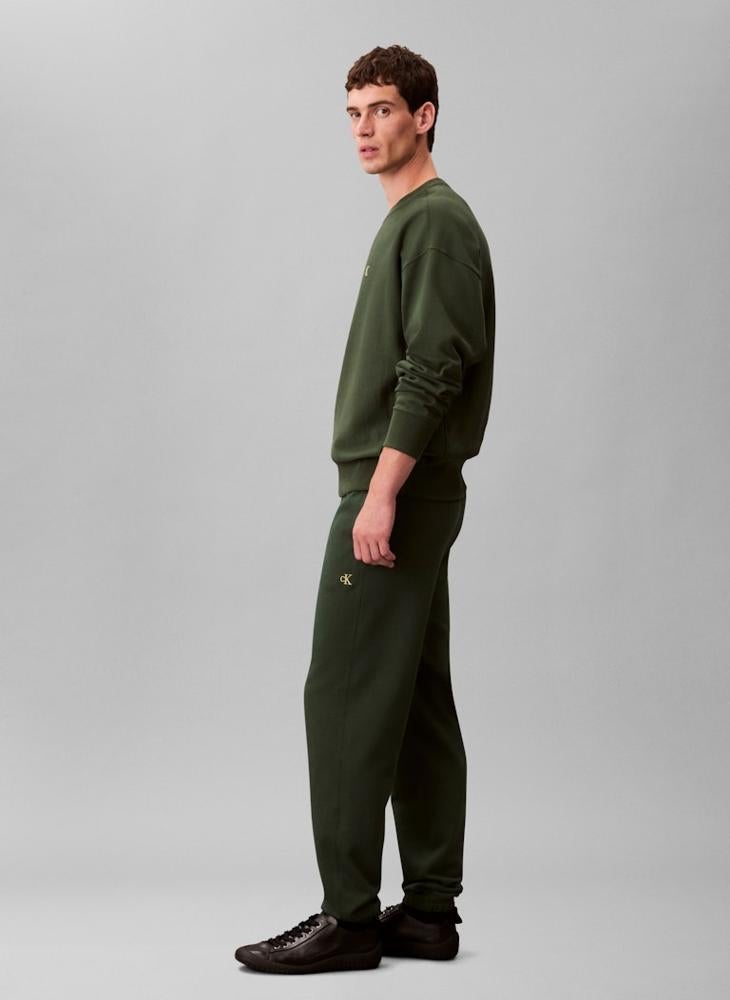 كالفن كلاين جينز سروال تيري مطبوع بشعار - Image 5