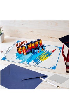 Excefore Fathers Day Pop Up Card, Fathers Day Card Pop Up Fathers Day Card gifts for fathers day for Husband Dad uncle grandpa, Happy Fathers Day Card from Daughter, Son, Wife, Kids  - Image 4