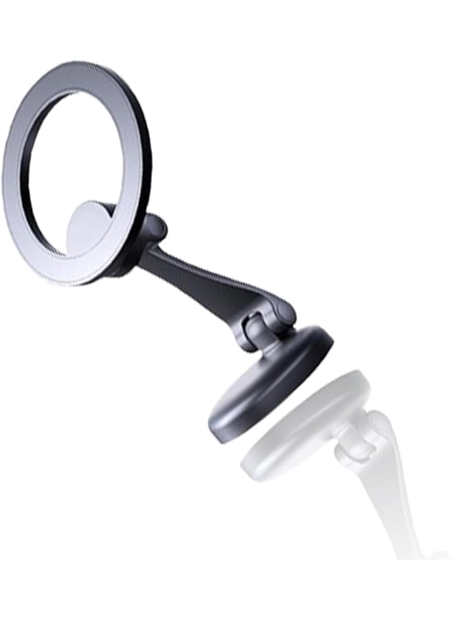 S-TOP 1 Pcs Universal Dashboard Mount, Foldable Zinc Alloy Magnetic Car Holder (Compatible with iPhone 15 Pro Max, 14, 13, etc.) - Image 1