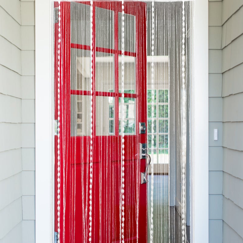 Door Curtain Fringe Room Divider Door Fly Screen Window Wall Panel Room Decoration - Image 5