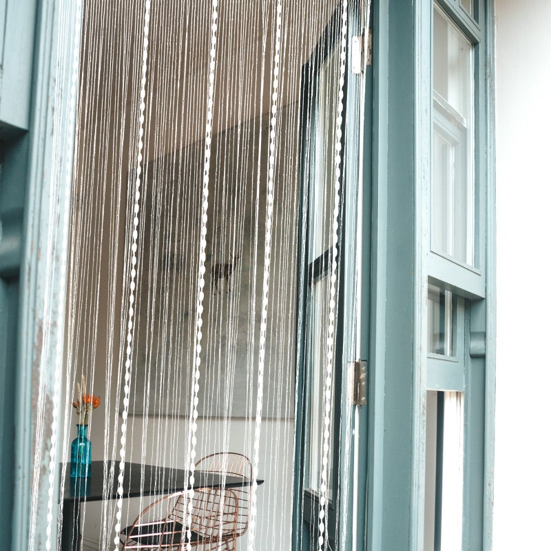 Door Curtain Fringe Room Divider Door Fly Screen Window Wall Panel Room Decoration - Image 4