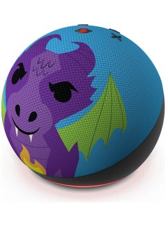 REBENUO Smart Home Systems Echo Dot Kids 5th Generation Alexa Support 5th Generation New Version (DRAGONl)  - Image 3