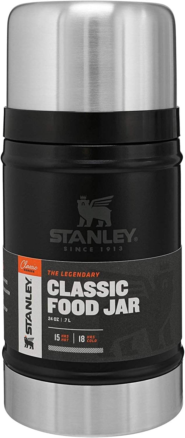 Stanley Classic Legendary Food Jar 0.7L / 24OZ Matte Black – BPA Free Stainless Steel Thermos - Image 5