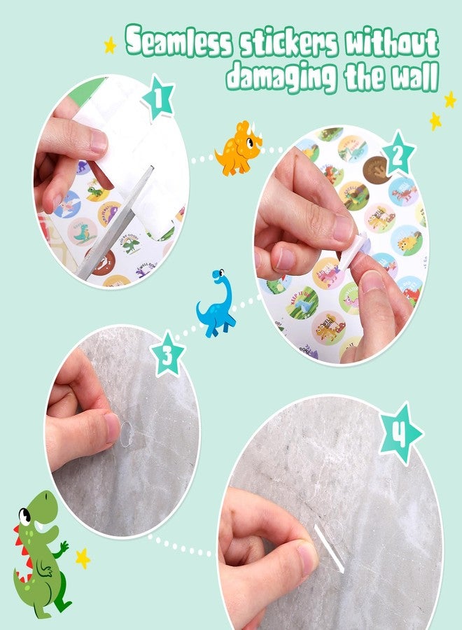 GWHOLE Potty Training Chart Dinosaur Potty Training Chart Potty Training Reward Chart Potty Chart for Toddlers Boys - Image 4