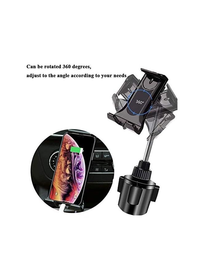erorex Cup Holder Tablet Mount for iPad Mini 6, Car Cup Holder Tablet Mount for Car Phone Stand for Galaxy Z Fold 5/Z Flip 5/S23/S22/S21/iPhone 15 14 13 12 11/iPad Mini 8.3 inch  - Image 4