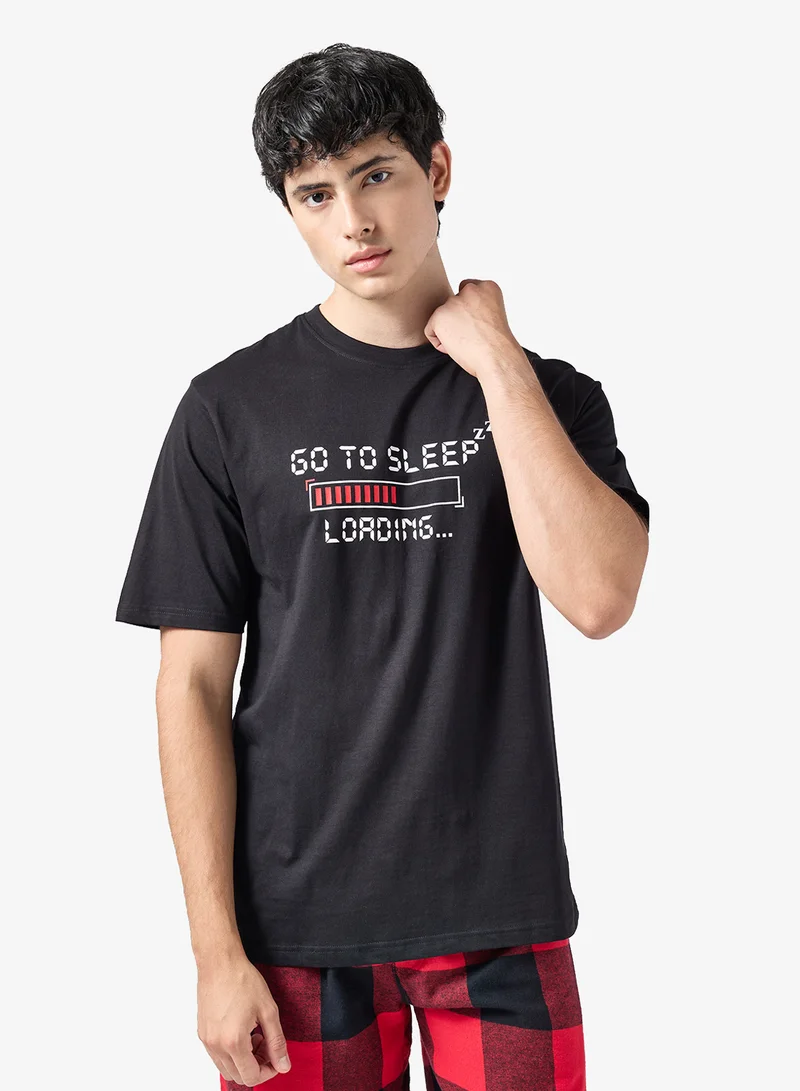 سفنتي فايف طقم بيجامة تي شيرت وشورت