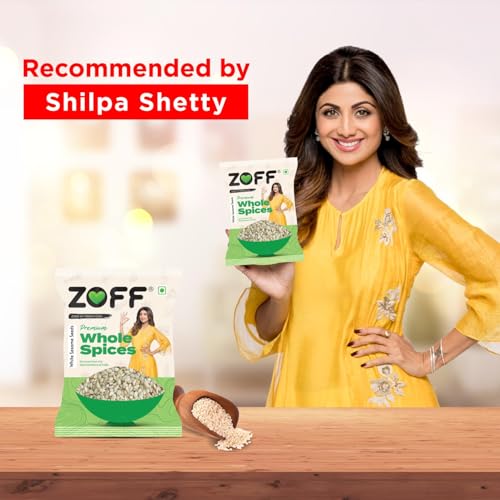 Zoff White Sesame Seeds - Nutty Flavor, Nutrient-Rich Till Seed Superfood Handpicked for Maximum Taste & Quality - Sesame Seeds 400gm - Image 3