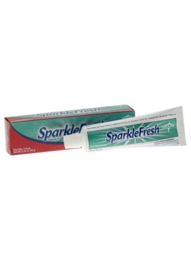 Medline Sparklefresh Fluoride Toothpaste, Mint Flavor, 2.75 Oz