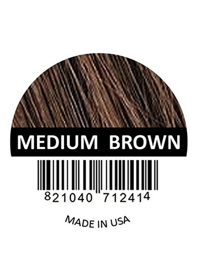 Samson Hair Fibers For Thinning Hair 100% Undetectable Natural Formula Completely Conceals Hair Loss In Seconds. Covers Bald Spots. Thicken Your Hair Instantly 25 Grams Refill (Med. Brown)  - Image 2