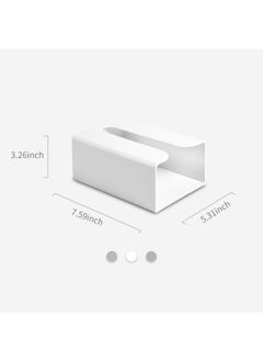 Generic Wall Mounted Paper Towel Holder White 19.5x8.5x13.5centimeter  - Image 2