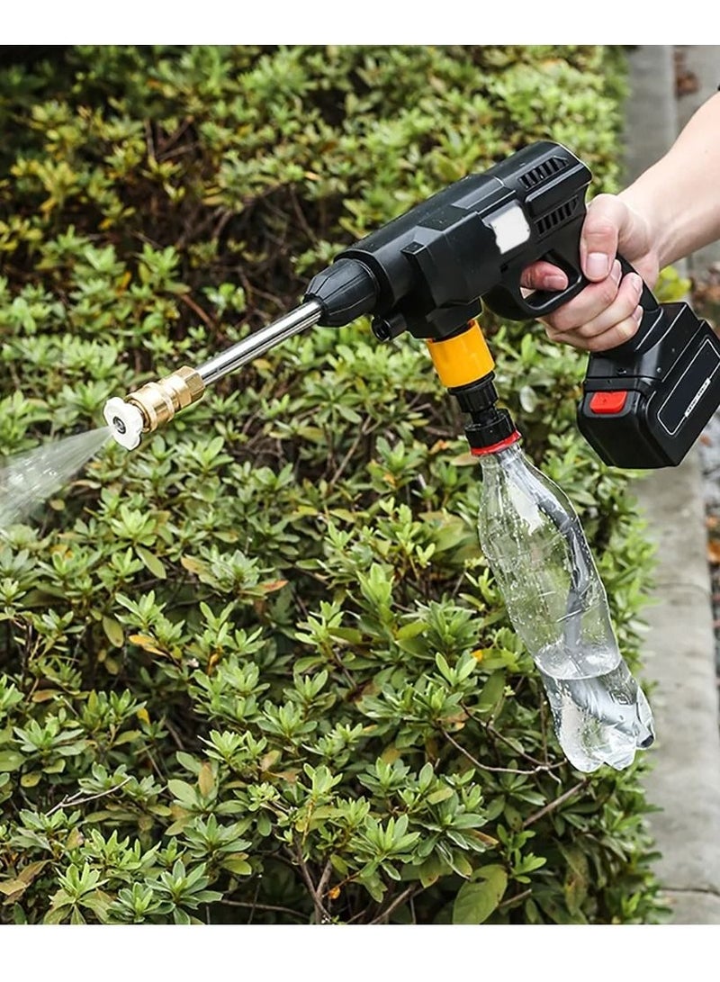 Portable High Pressure Washer Gun, Handheld Cordless Pressure Washer with 6-in-1 Adjustable Nozzle & Foam Generator Nozzle Water Pump, Electric Pressure Washer for Car Home Garden - Image 4