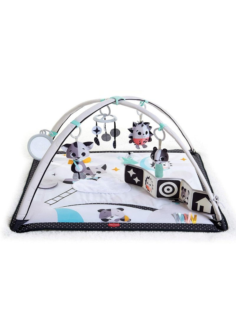 Tiny Love Tiny Love Black & White Gymini Infant Activity Play Mat With-Book, Magical Tales, Deluxe  - Image 1