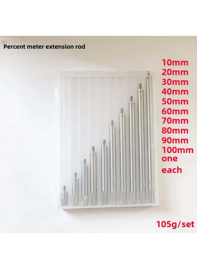 Sanfeng Mitutoyo Dial Gauge Extension Rod Extension Rod Extension Rod Probe Extension Connecting Rod Universal M2.5-Model:M2.5*diameter 5.0*length 45mm - Image 4