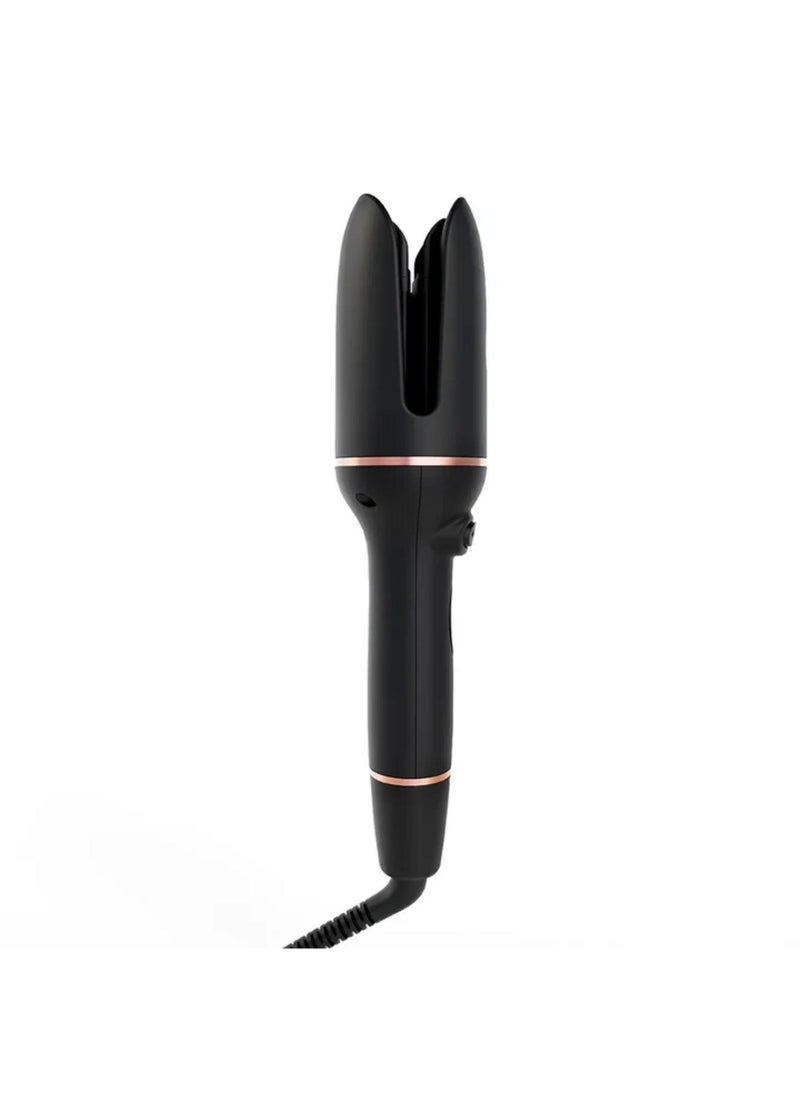 Instant Curler | 5 Heat Settings | Pro Curls with Less Effort & Long-Lasting Hold | Rotating Ceramic Barrel with Negative Ions | Multi-Directional Buttons for Unique Styles | Safe Design Prevents Hair Tangles & Damage | Suitable for All Hair Types