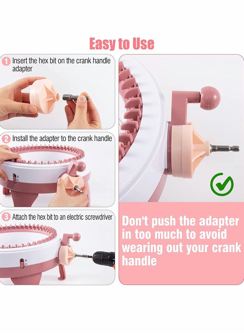 Excefore - Knitting Machine Adapter for Drill Knitting Machine Automatic Adapter - Image 1
