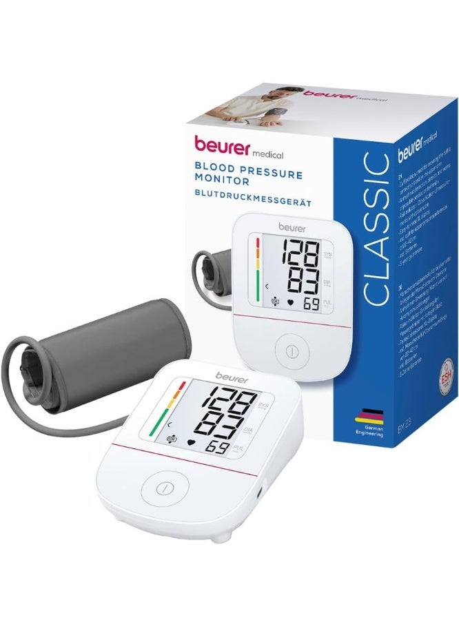 Beurer BM 23 Dual-Energy Upper Arm Blood Pressure Monitor Single Touch - Universal Cuff 22-42cm - Image 1