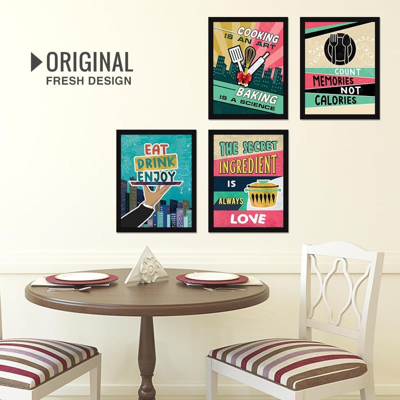 Chaka Chaundh Restaurant Quotes Wall Frames Set - Image 2