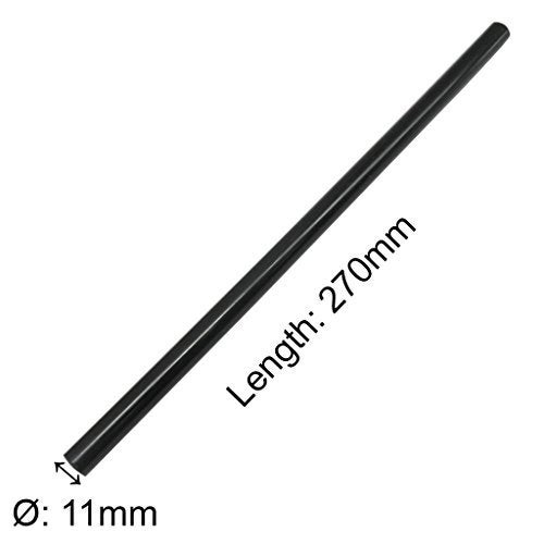 TrendBox Pack of 20 Black 11mmx270mm - Hot Melt Glue Sticks Strips Melting Adhesive for Handmade Craft DIY Home Office Project Craftwork Fix & Repairs - Image 2