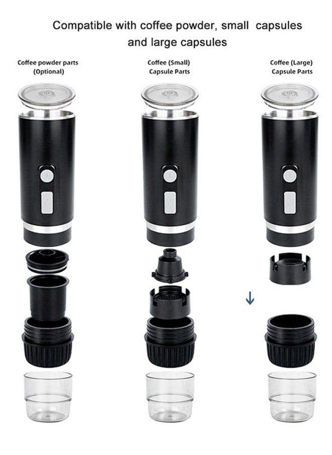 Joshberg 2 IN 1 Portable Espresso Machine, 15 Bar Pressure Electric Espresso Maker,Coffee Maker, USB C & Car Charger, Compatible with Capsules & Ground Coffee,Non heating  - Image 5