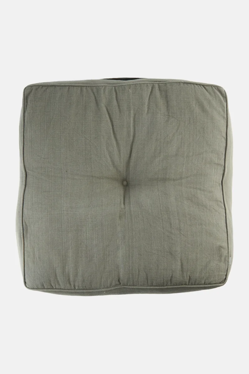Muy Mucho Floor Cushion With Handle 50 H x 50 L x 10 W cm, Grey