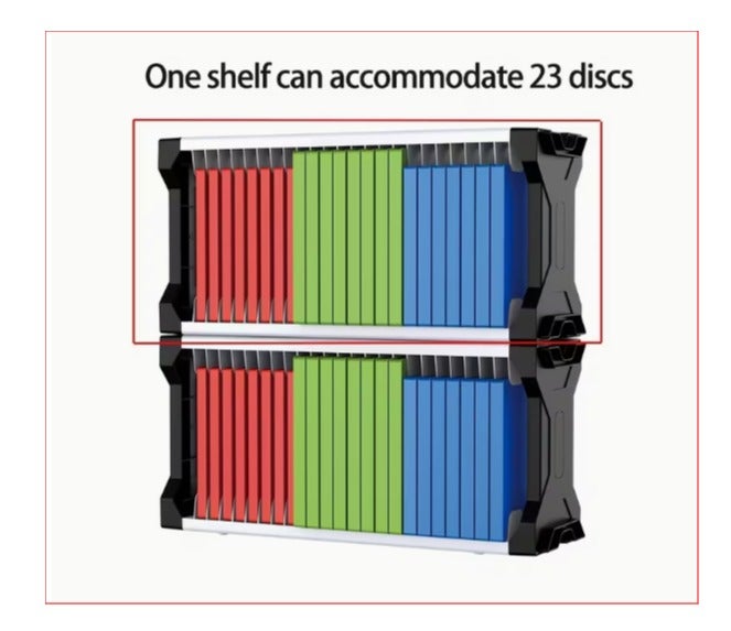 Universal Game Storage Organizer for PS / Xbox / Nintendo – Holds 23 Games, Vertical & Horizontal Design - Image 4