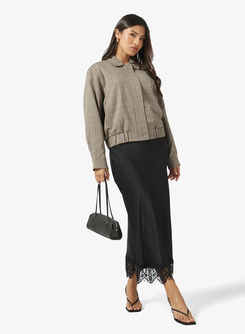 Vero Moda Amaya Mw 7/8 Lace Skirt Woven