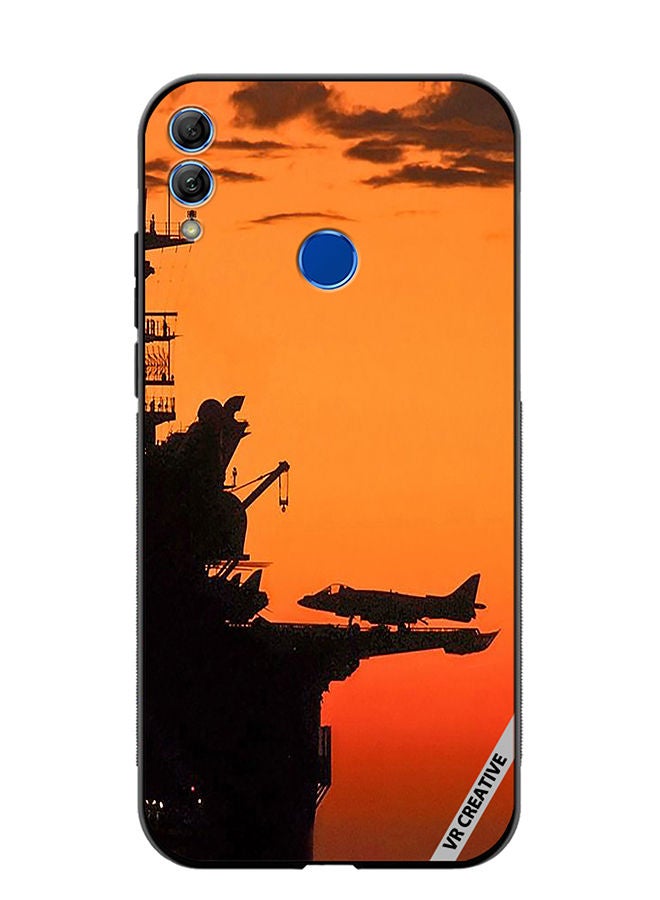 Protective Case Cover For Honor 10 Lite Eyes To The Skies Design Multicolour