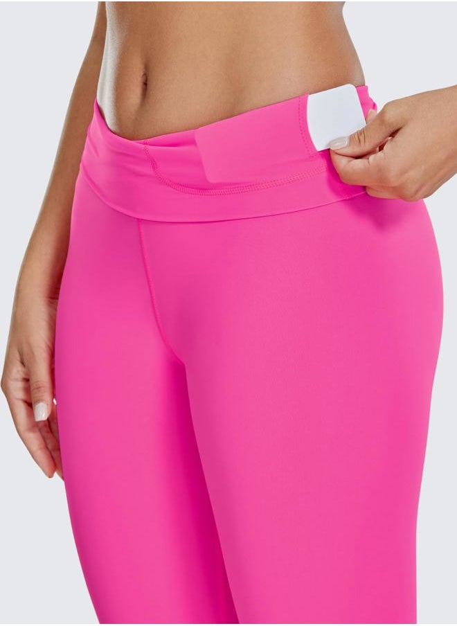 CRZ YOGA - Womens Naked Feeling Workout 7/8 Yoga Leggings - 25 Inches High Waist Tight Pants Hibiscus Purple X-Small - Image 1