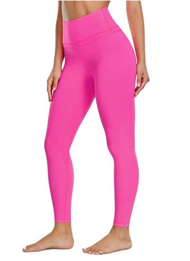 CRZ YOGA - Womens Naked Feeling Workout 7/8 Yoga Leggings - 25 Inches High Waist Tight Pants Hibiscus Purple X-Small - Image 1