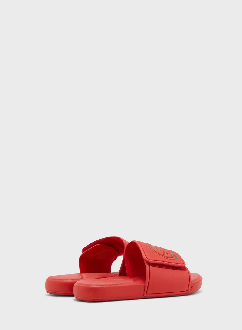 LACOSTE Kids Logo Slides
