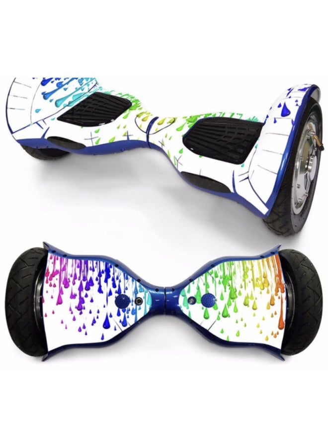 Loquat Balance Car Sticker Film Color Sticker OVERBOARD Skin Sticker Scooter 10 Inch-Color:38 - Image 3