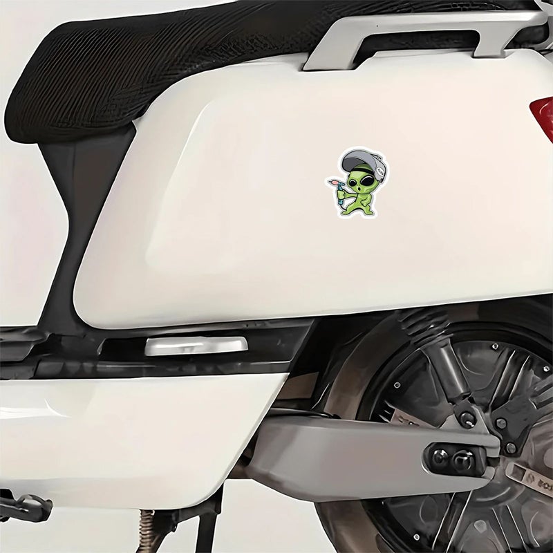 3 Inch Multicolor Alien Welder PVC Sticker For Laptops Skateboards Industrial Vibe - Image 2
