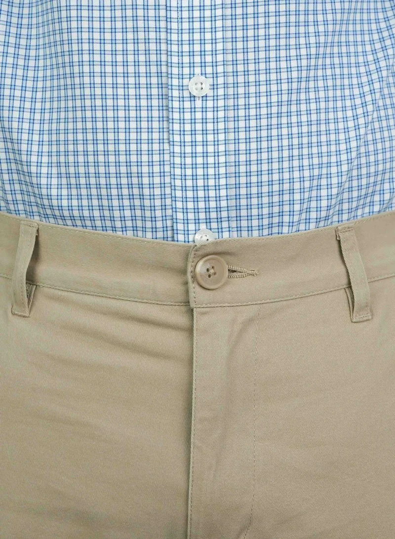GIORDANO  Men's Khaki Pants: Skinny Tapered Fit, Cotton Stretch for Men | Best Price UAE